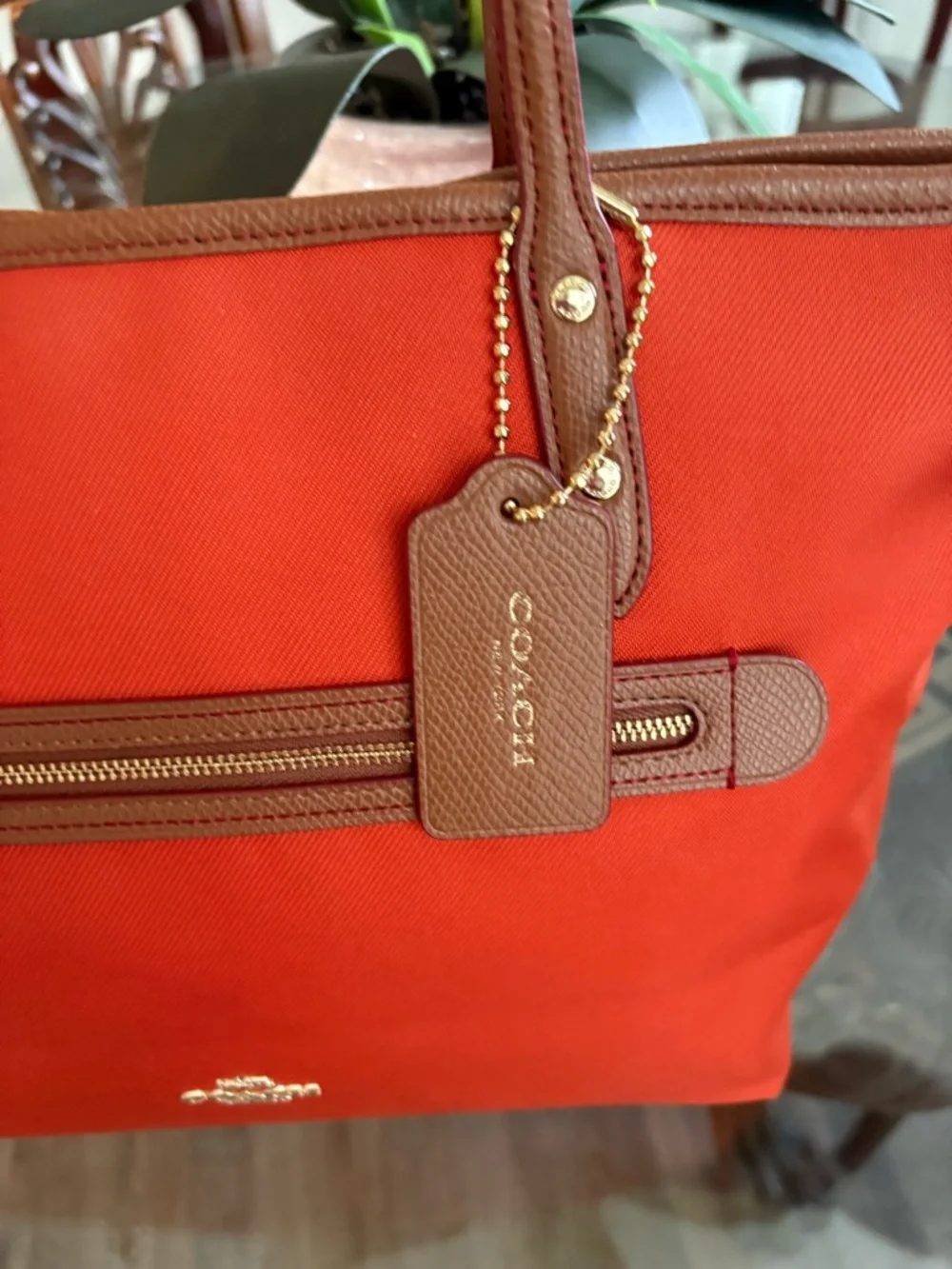 ❤️❤️COACH SAWYER ORANGE TOTE BAG!❤️❤️